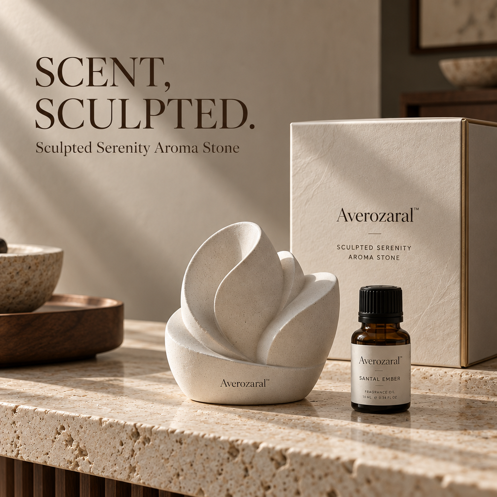 Averozaral™ Sculpted Serenity Aroma Stone