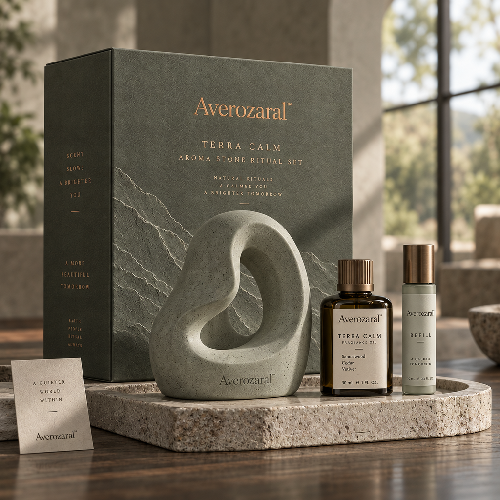 Averozaral™ Terra Calm Aroma Stone Ritual Set