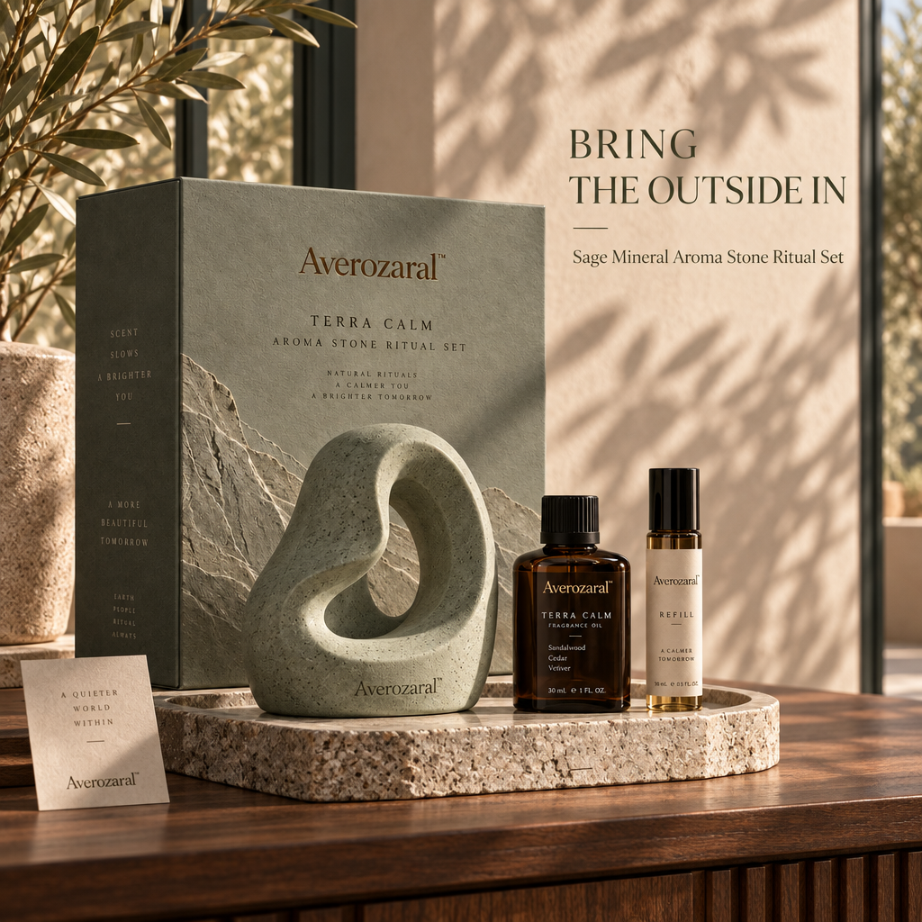Averozaral™ Terra Calm Aroma Stone Ritual Set