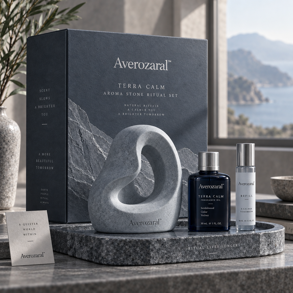 Averozaral™ Terra Calm Aroma Stone Ritual Set