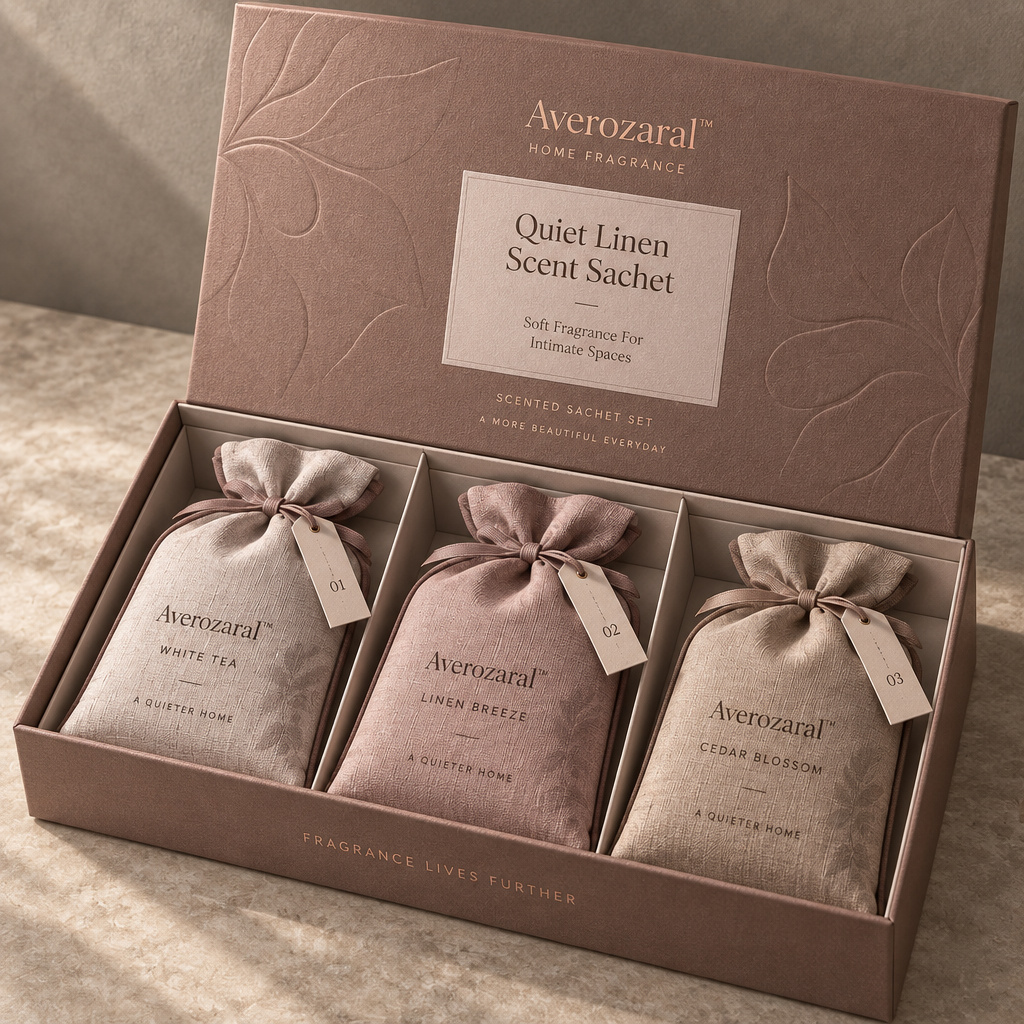 Averozaral™ Quiet Linen Scent Sachet
