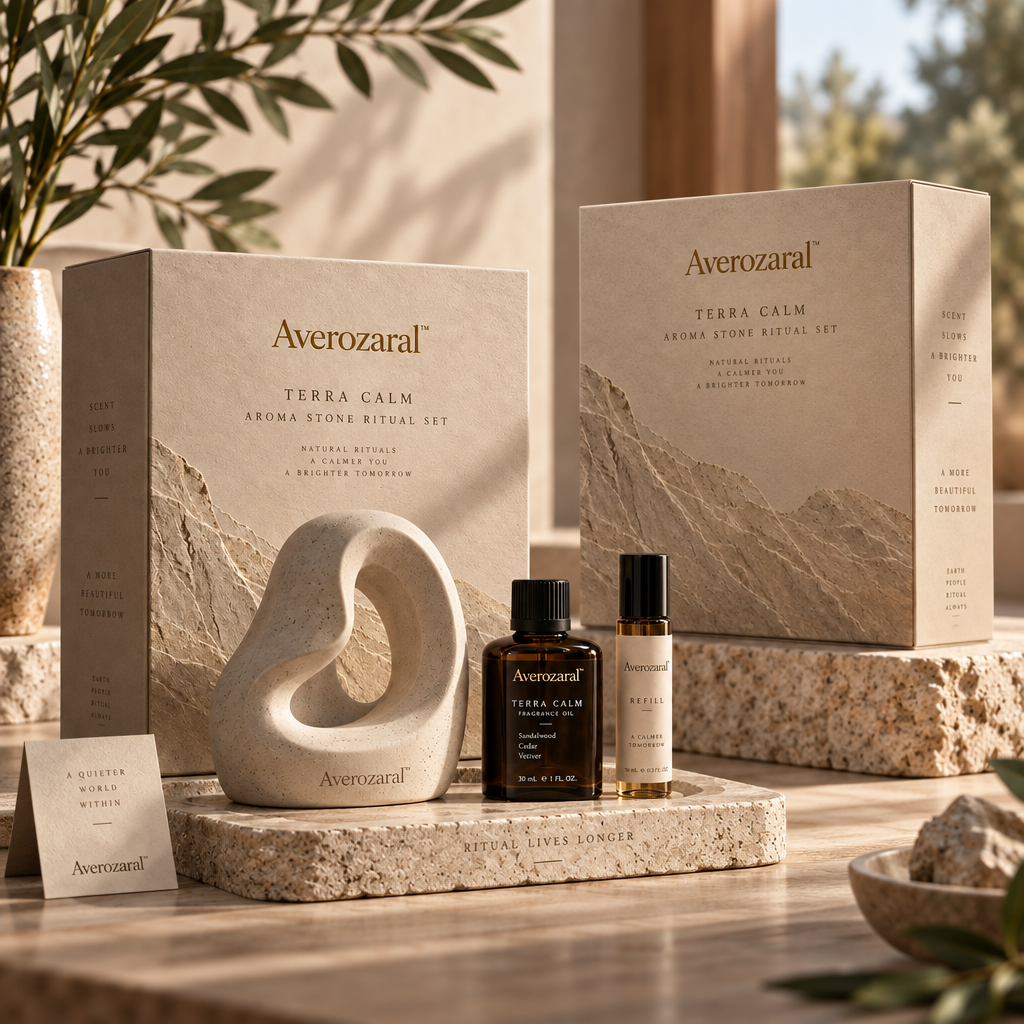 Averozaral™ Terra Calm Aroma Stone Ritual Set
